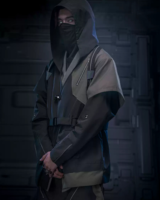 Futuristic Shadow Blade Jacket