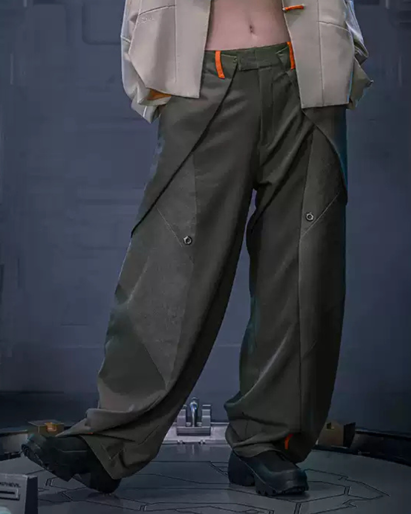 Unisex Invisible Cyberpunk Trousers