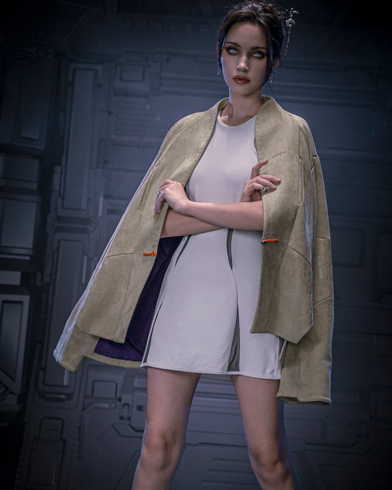 Urban Suede Cyberpunk Jacket