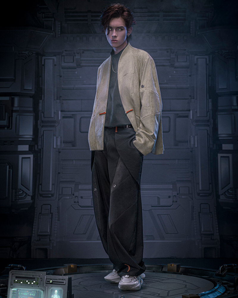 Urban Suede Cyberpunk Jacket