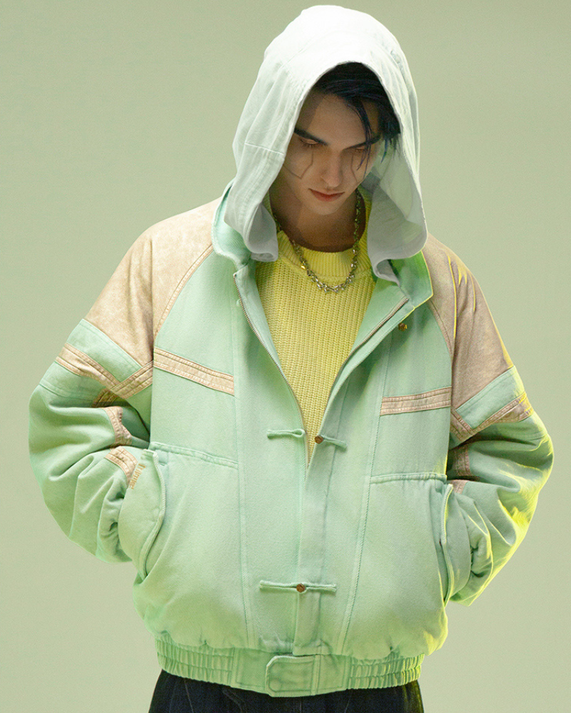 Avant-Garde 3D Patchwork Coat