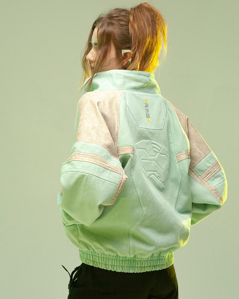 Avant-Garde 3D Patchwork Coat