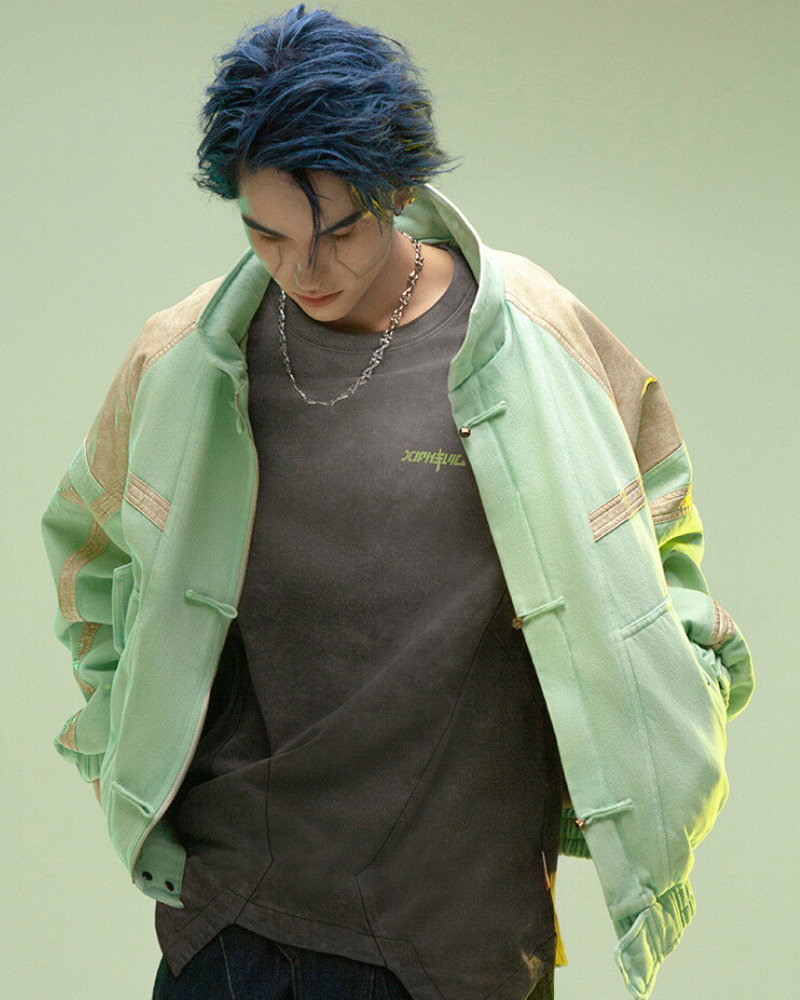 Avant-Garde 3D Patchwork Coat
