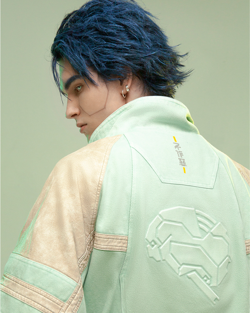 Avant-Garde 3D Patchwork Coat