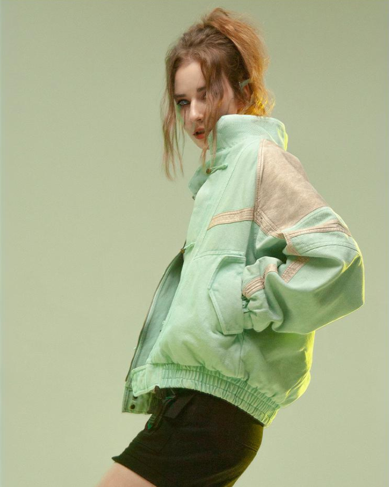 Avant-Garde 3D Patchwork Coat