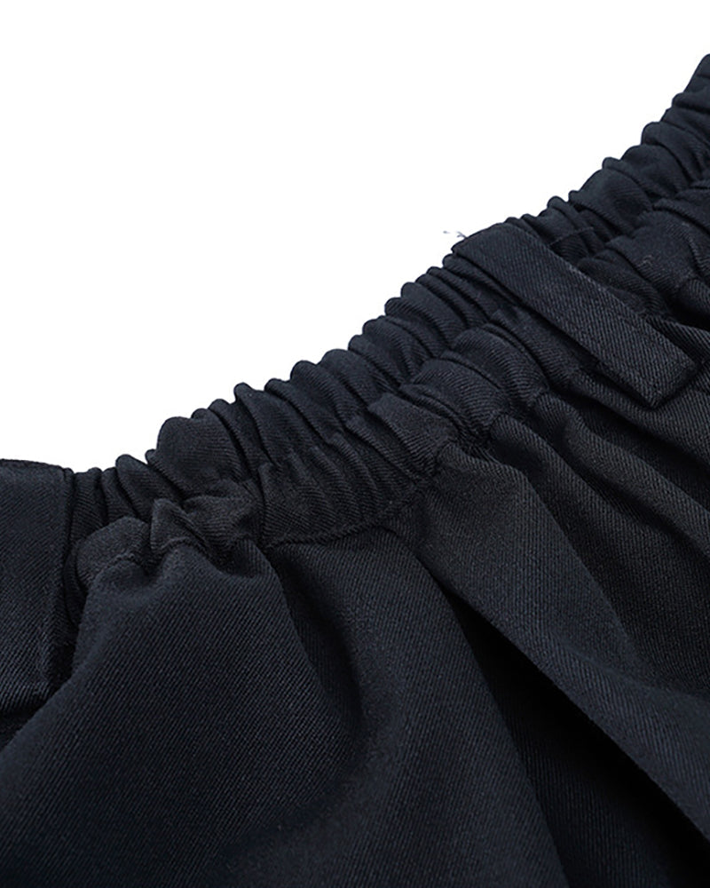Sleek Black Tactical Cargo Pants