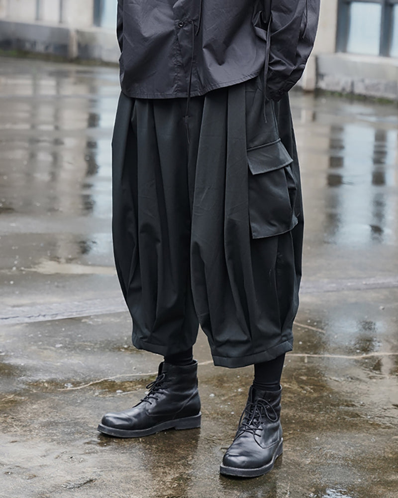 Sleek Black Tactical Cargo Pants