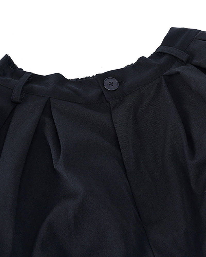 Sleek Black Tactical Cargo Pants
