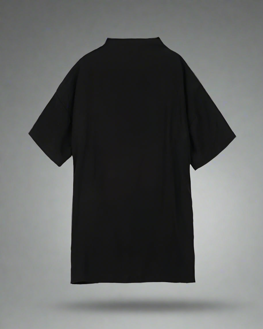 Sleek Tech-Inspired Relaxed Shirt