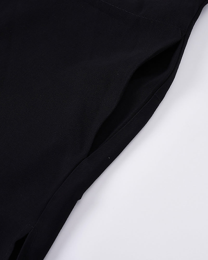Sleek Tech-Inspired Relaxed Shirt