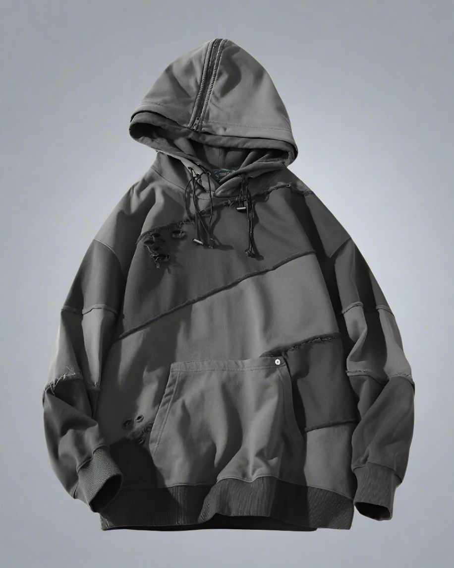 Trendy Patchwork Unisex Hoodie