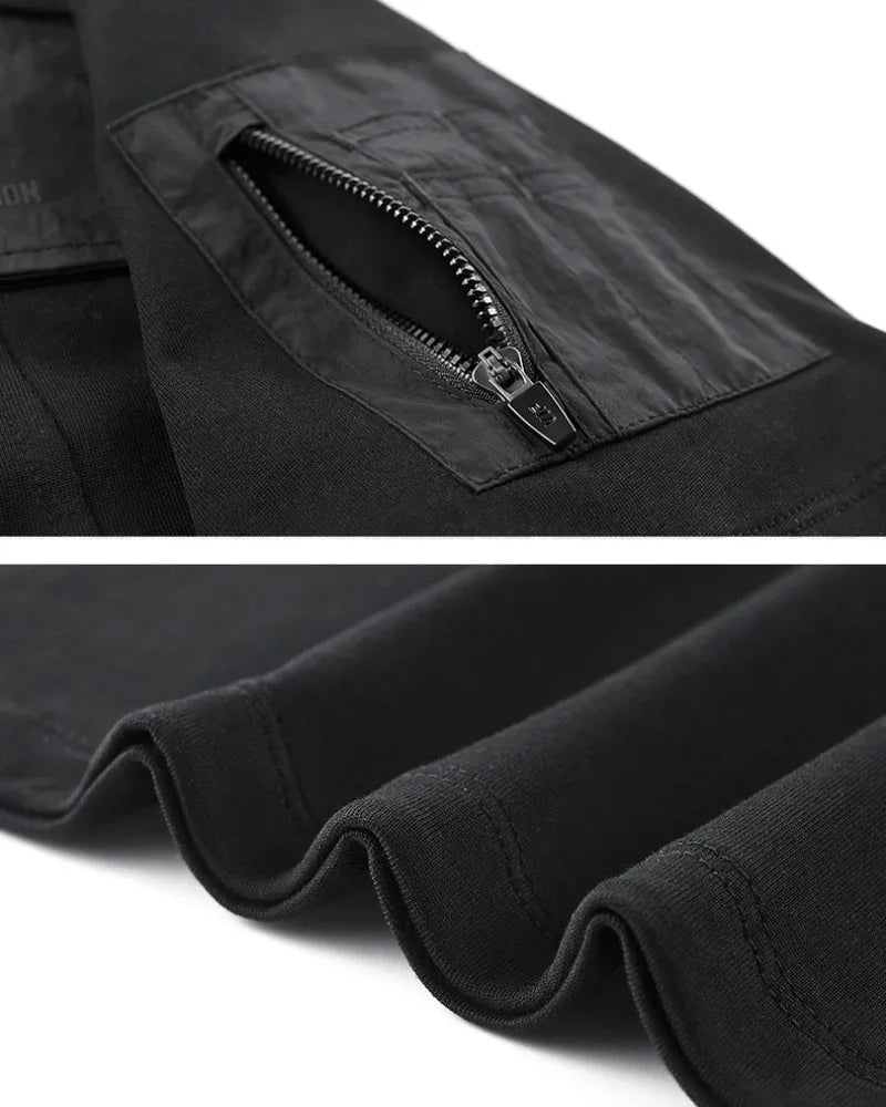 Adaptive Pocket Tee for All - comfy durable shirt - Adaptive Pocket Tee in Black for Everyday Wear