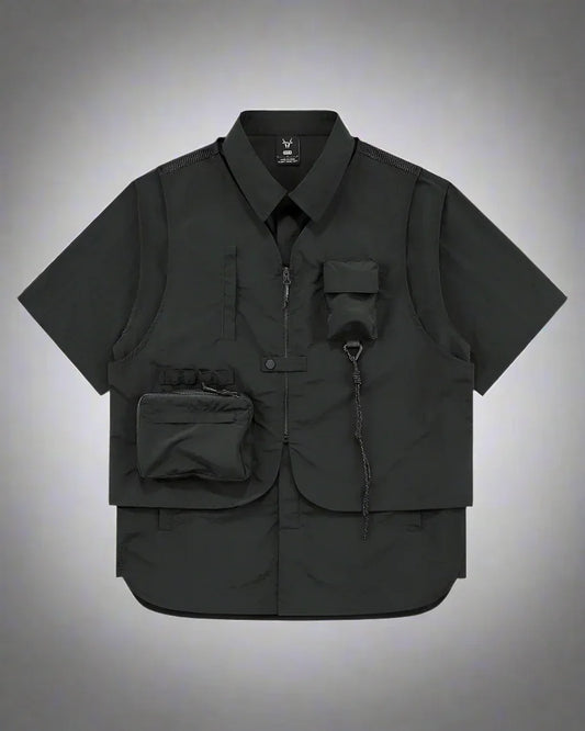 Adaptive Short Sleeve Performance Shirt - short sleeve - Stylish Adaptive Short Sleeve Performance Shirt