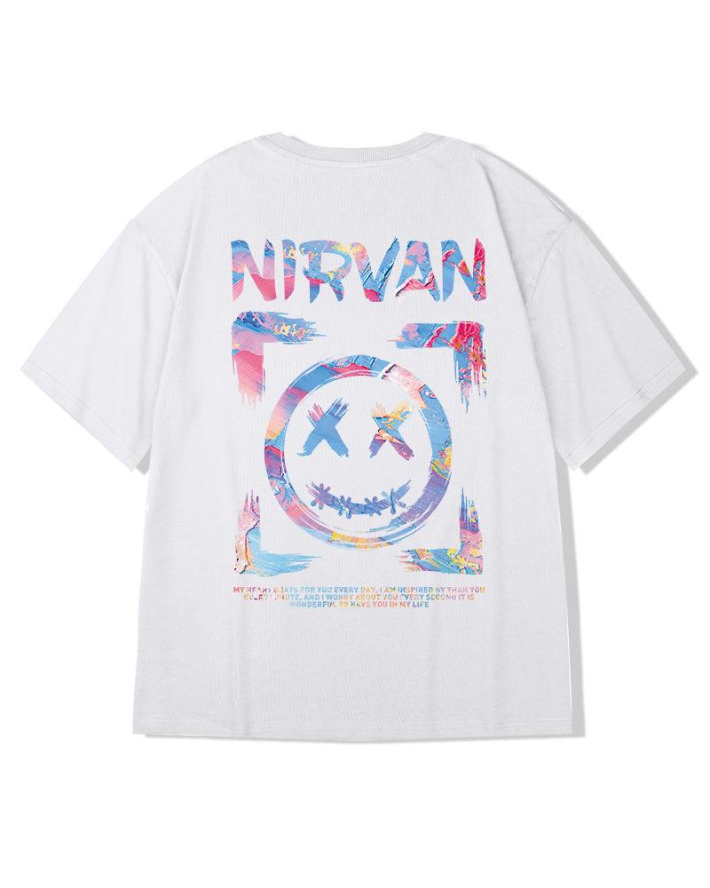 Cheerful Vibes Graphic T-Shirt