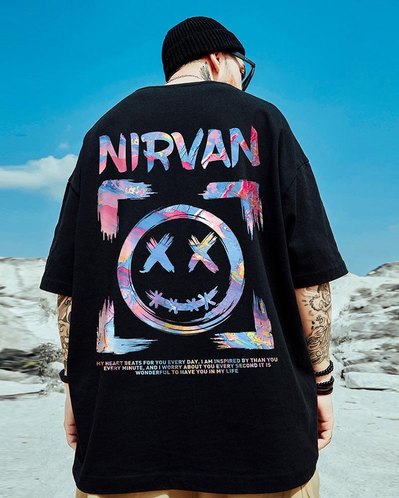 Cheerful Vibes Graphic T-Shirt