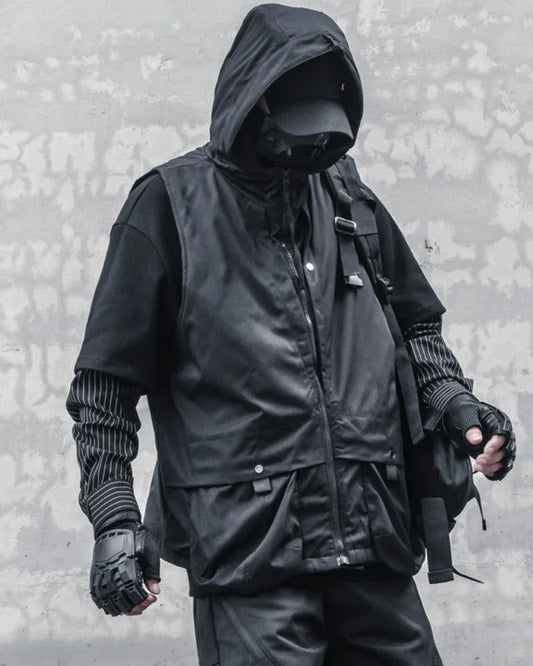 All-Season Hooded Vest - hooded vest - Stylish All-Season Hooded Vest for Cold Weather
