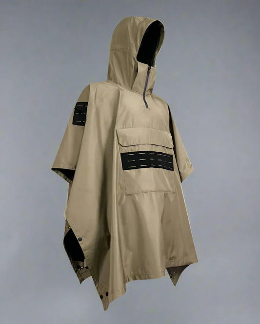 All-Weather Outdoor Rain Poncho - windproof poncho - All-Weather Outdoor Rain Poncho for Comfort