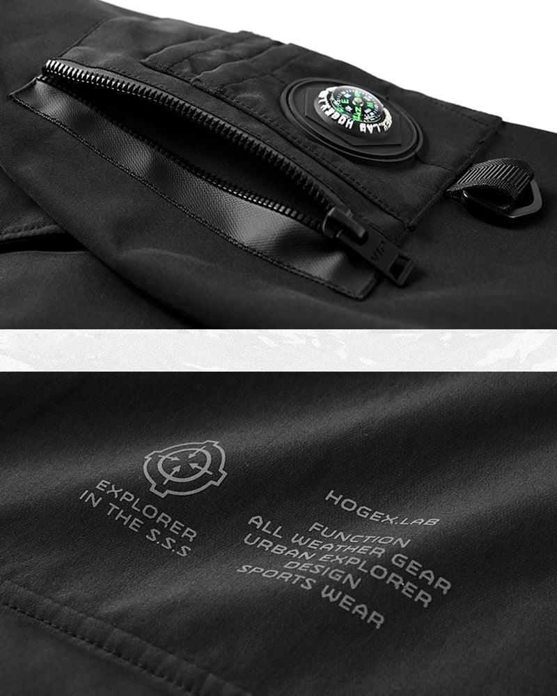All-Weather Utility Tech Jacket - black jacket - Practical All-Weather Utility Tech Jacket