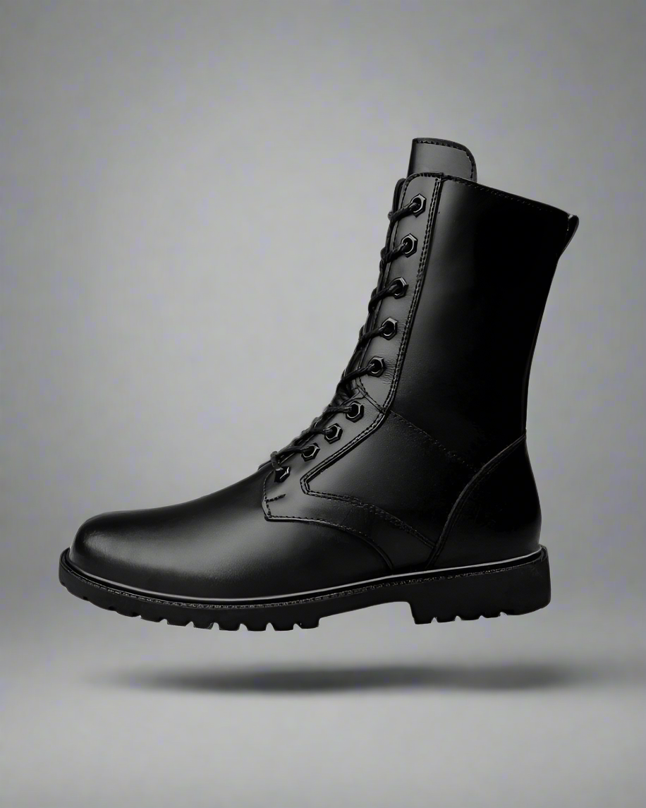 Rugged Urban Leather Boots
