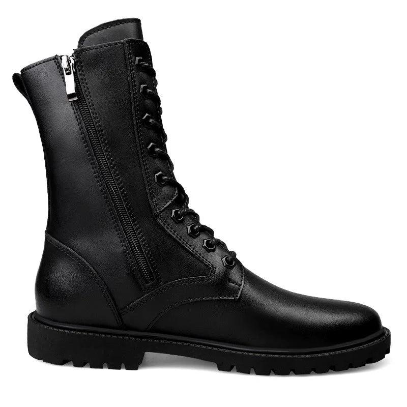 Rugged Urban Leather Boots
