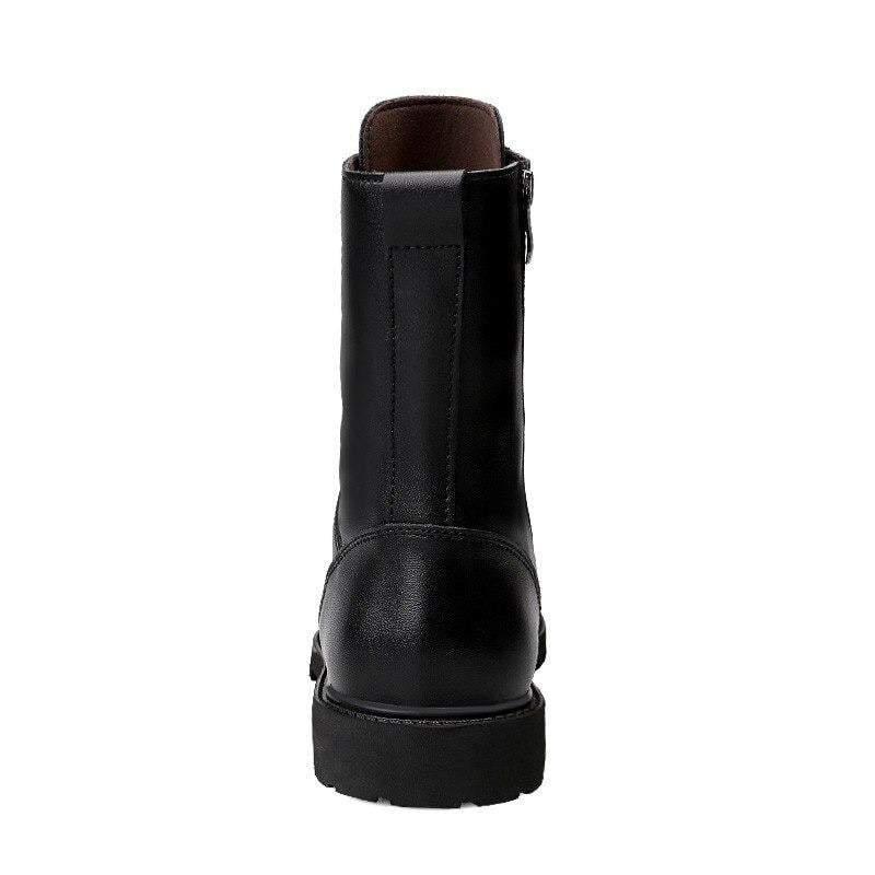 Rugged Urban Leather Boots