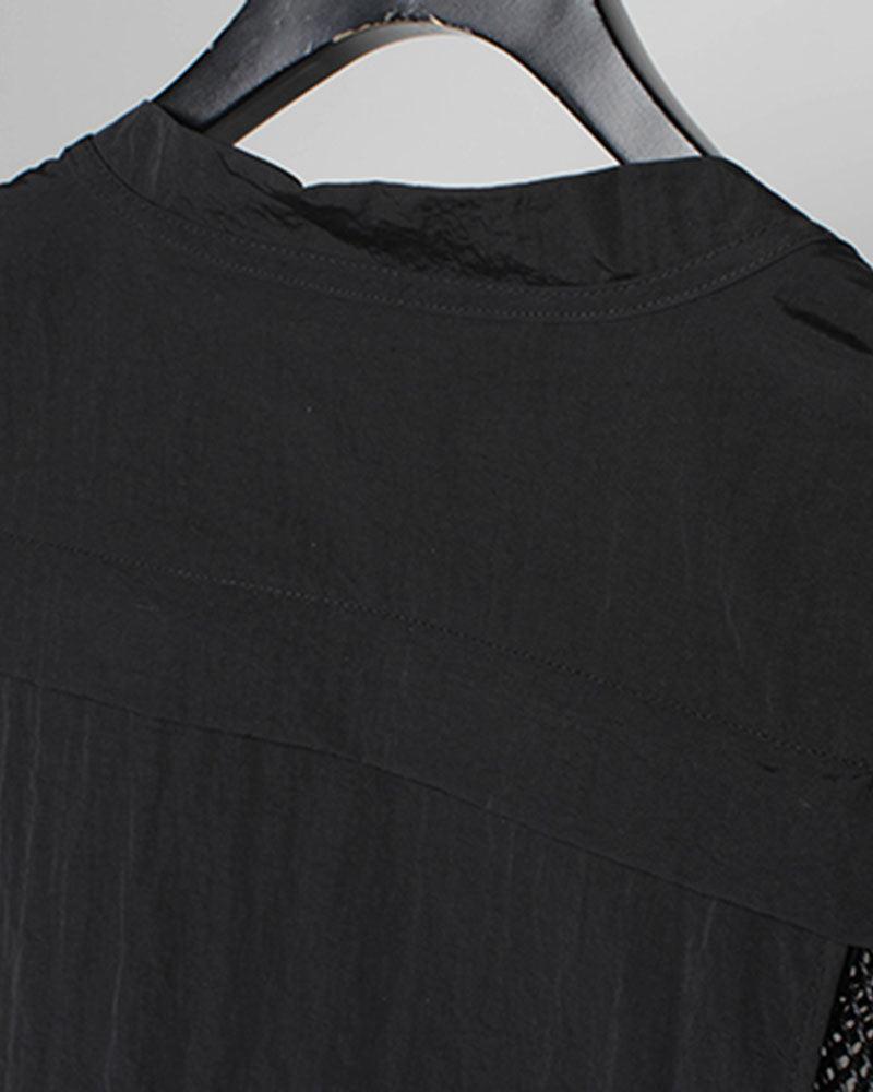 Chic Fishnet Cargo Vest