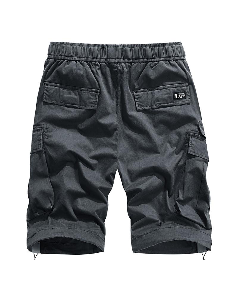 Adventure-Ready Reflective Cargo Shorts