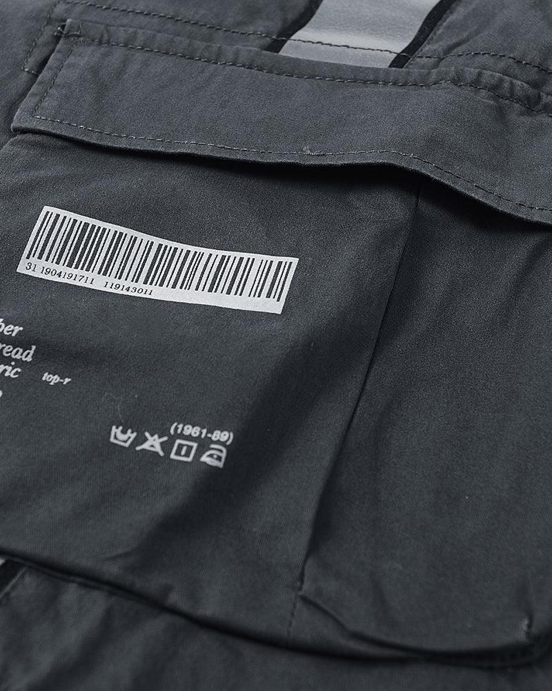 Adventure-Ready Reflective Cargo Shorts