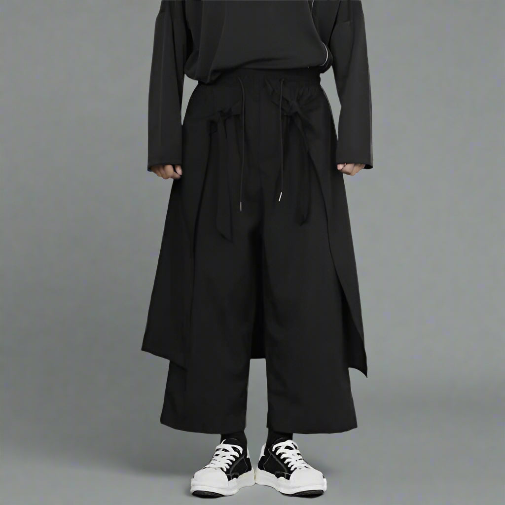 Chic Black Hakama Pants