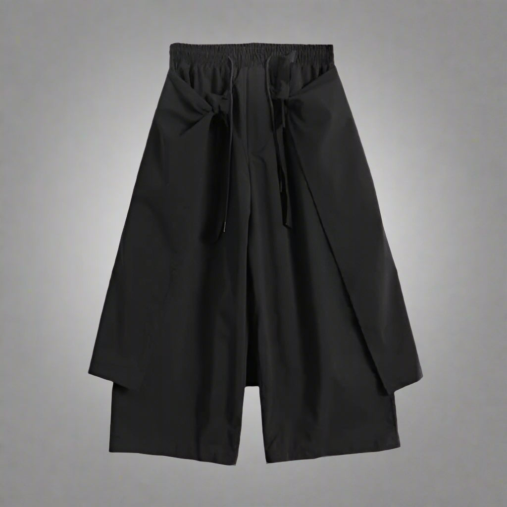 Chic Black Hakama Pants