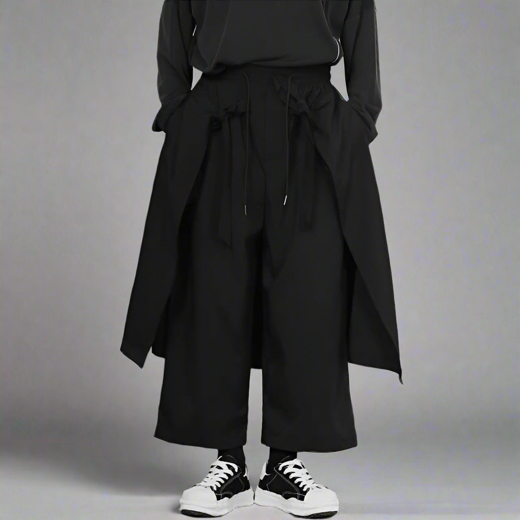 Chic Black Hakama Pants