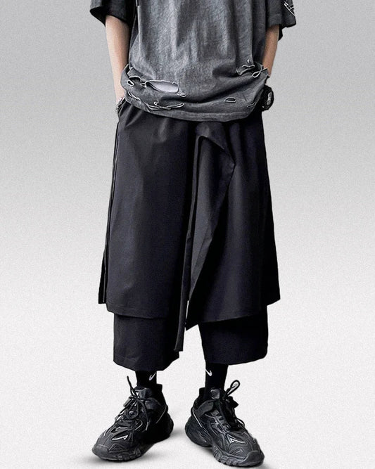 Black Japanese Hakama Pants