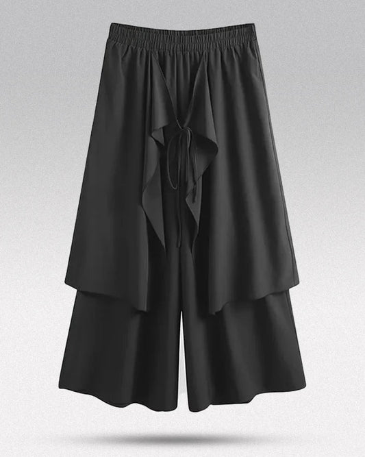 Elegant Japanese Black Pants