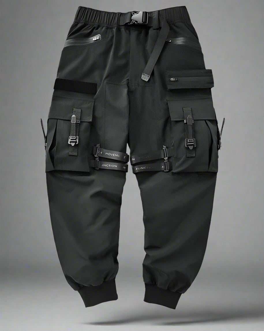 Strappy Black Pants for Style