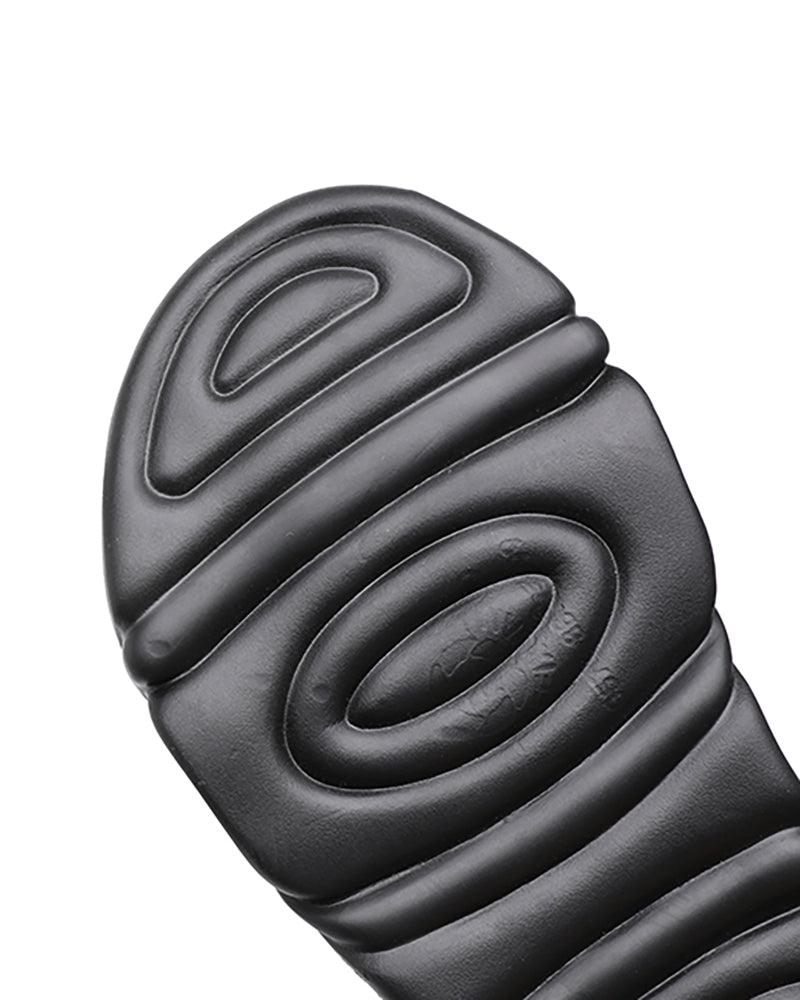 Chic Black Bullhead Slippers