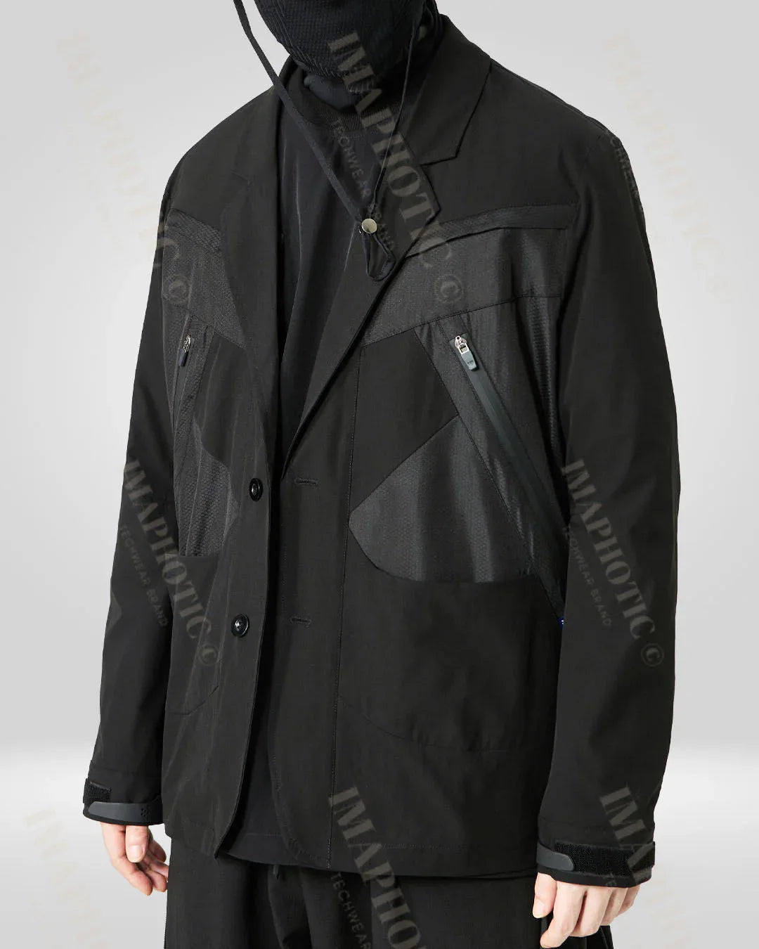 Bold Tactical Oversized Jacket - water-repellent fabric - Stylish Tactical Oversized Jacket for Any Occasion