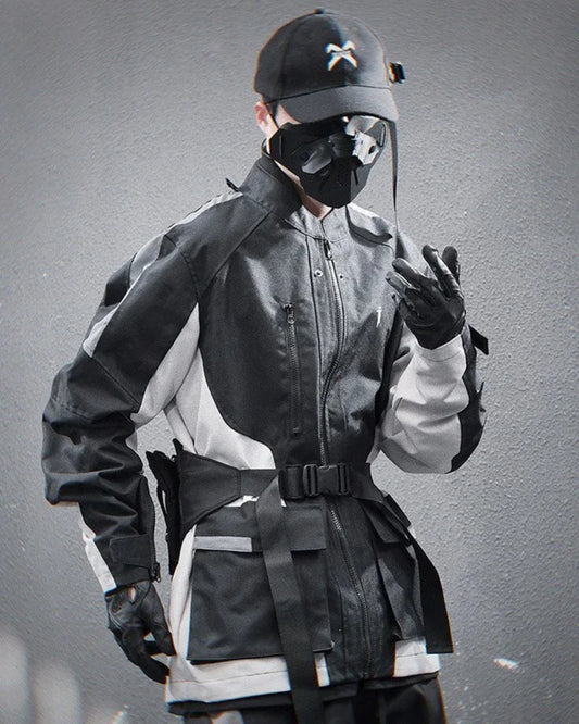 Boldly Stitched Outdoor Jacket - outdoor jacket - Stylish Outdoor Jacket with Contrast Stitching