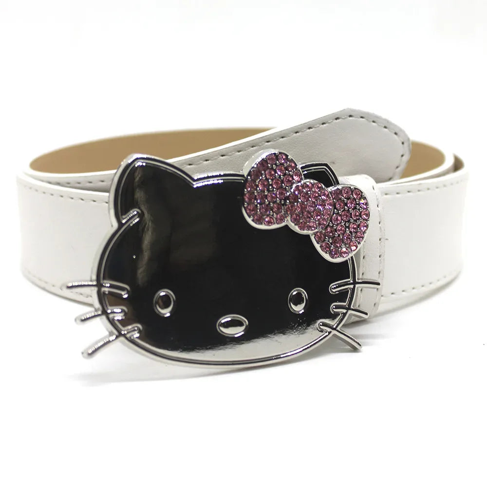Charming Character Fashion Belt - early 2000s fashion - Retro Y2K Fashion Belt for Unique Style