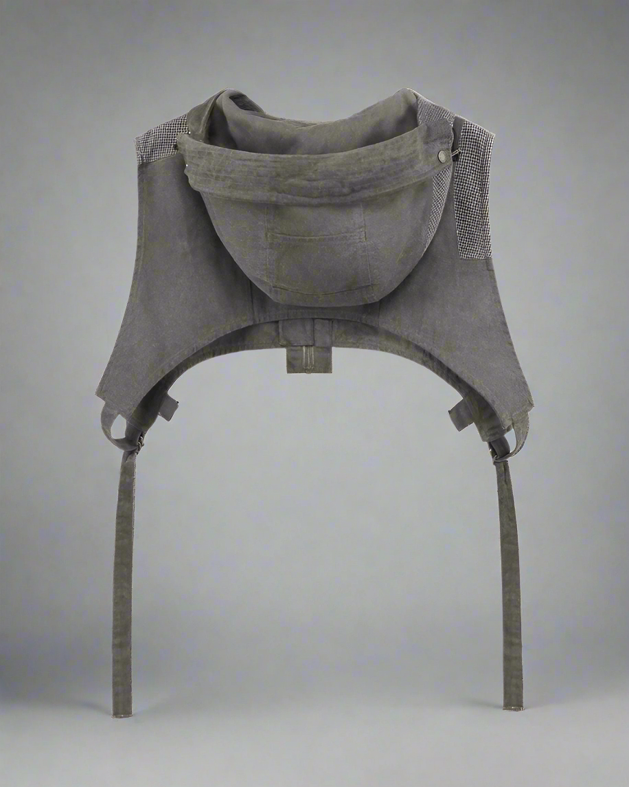 Chic Boho Patchwork Hooded Vest - boho vest - Chic Boho Patchwork Hooded Vest for Unique Style