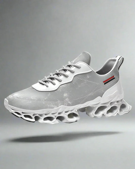 Chic Frosted Leather Sneakers - stylish techwear shoes - Stylish Frosted Leather Sneakers for Any Outfit