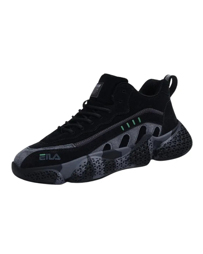 Chic Nubuck Tech Kicks - active wear shoes - Chic Nubuck Tech Kicks for Comfort and Style