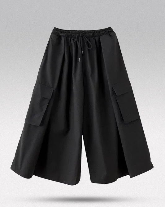 Chic Wide Leg Cargo Pants - wide leg silhouette - Chic Wide Leg Cargo Pants for Stylish Comfort