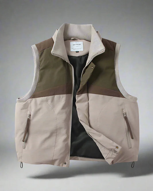 Chic Winter Cotton Vest - winter vest - Stylish Winter Cotton Vest for Outdoor Comfort