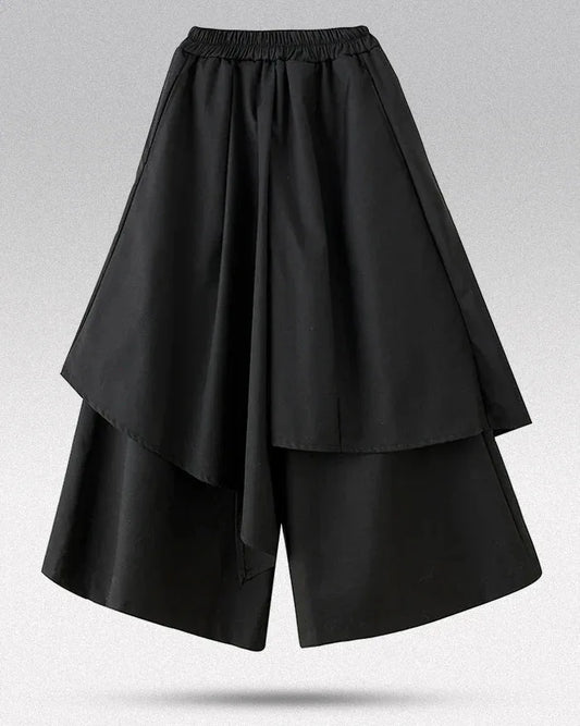 Chic Women's Hakama Pants - polyester hakama pants - Chic Women's Hakama Pants for Stylish Comfort