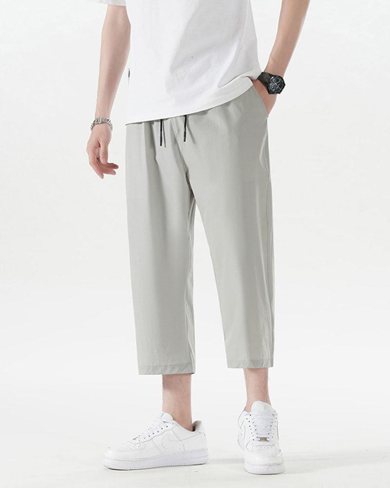 Silky Smooth Calf-Length Trousers