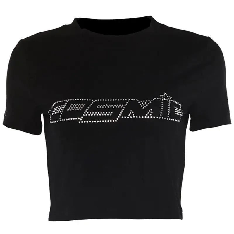 Cosmic Crop Top - casual outings - Cosmic Crop Top for Stylish Everyday Wear