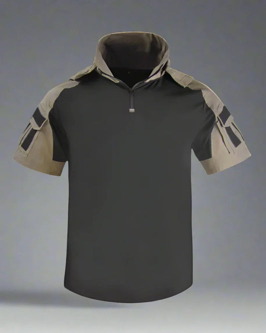 Covert Camo Tactical Tee - military aesthetic t-shirt - Tactical Camo Tee for Outdoor Adventures