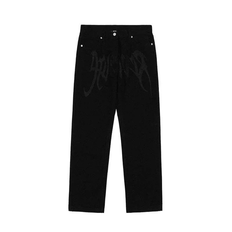 Custom black jeans - custom jeans - Custom Black Jeans for Effortless Streetwear