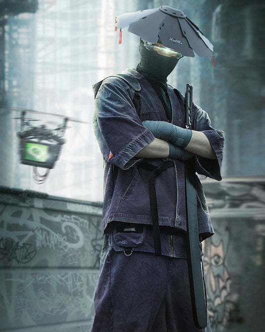 Cyber Samurai Yaksha Jacket - cyberpunk - Cyber Samurai Yaksha Jacket for Modern Style