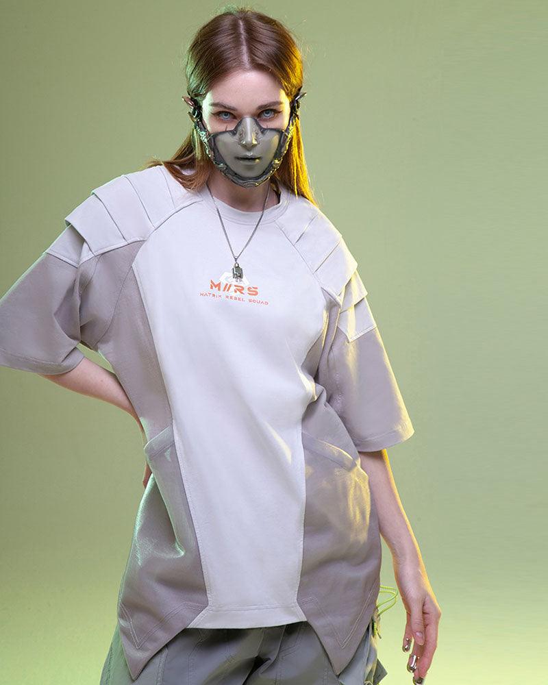Futuristic Mech Graphic T-Shirt